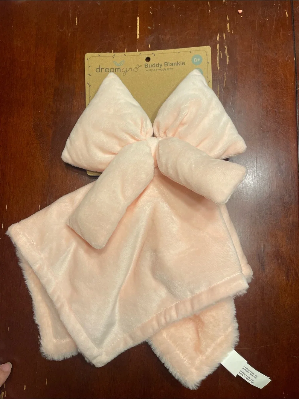 BUNDLE: Baby Girls 4-Piece Pink Bow Accessory Set with DreamGrows Pink Buddy